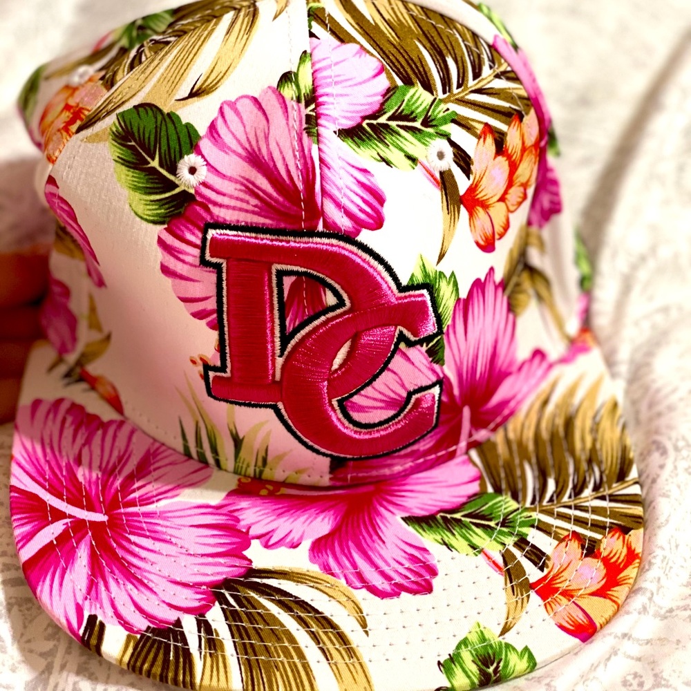 Floral Washington D.C. Flat bill Hat